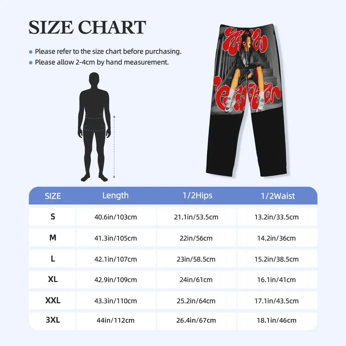Custom Nina Chuba Pajama Pants Men Music Singer Sleepwear Lounge Sleep Bottoms Stretch with Pockets view 6