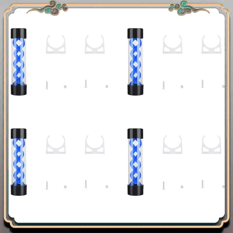 

A46M-4Pcs 200Mm Water Cooling PC Water Tank Computer Water Cooling Tank With G1/4 Thread For PC Computer Cooler(Blue)