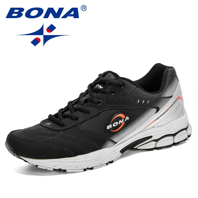 BONA New Style Men Running Shoes Typical Sport Shoes Outdoor Walking Shoes Men Sneakers Comfortable Women Sport Running Shoes