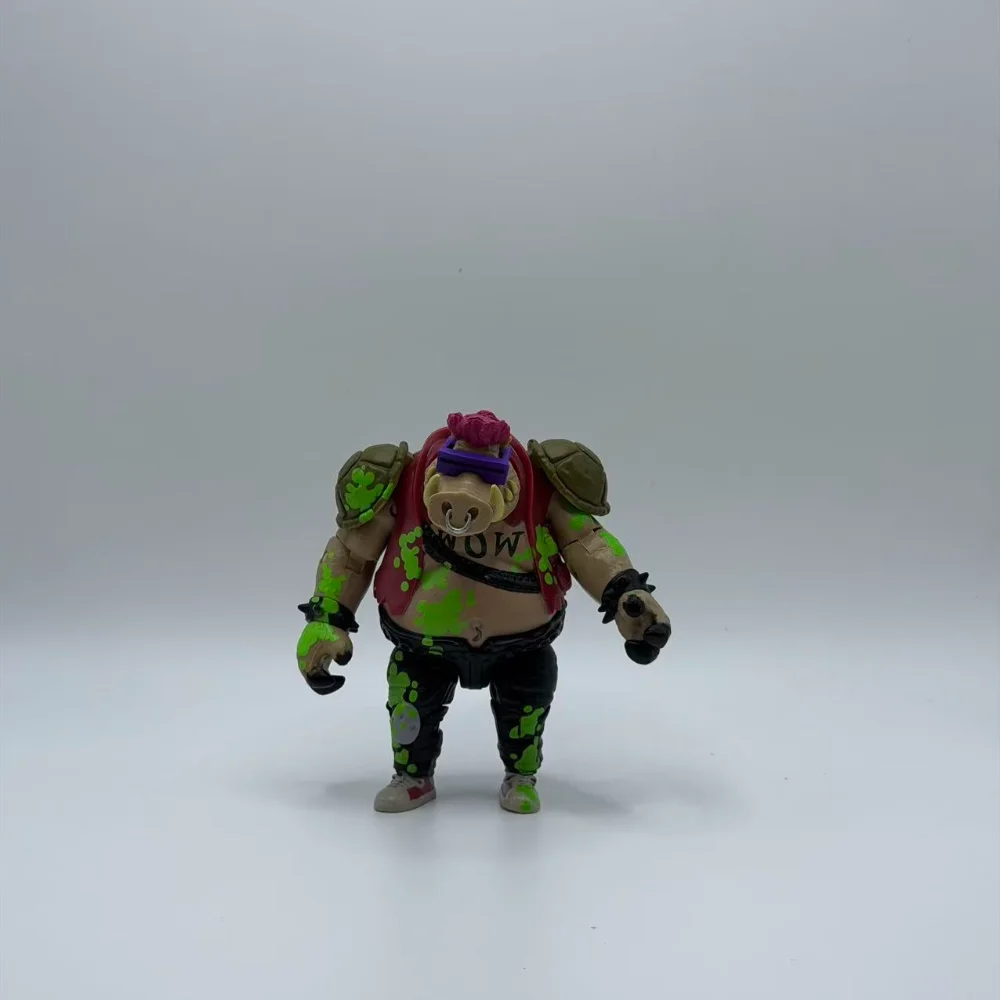 Teenage Mutant Ninja Turtles Bebop Action Figure, Normal & Green Slime Version, 12cm Pig Villain Collectible Model Toy Gift - view 2