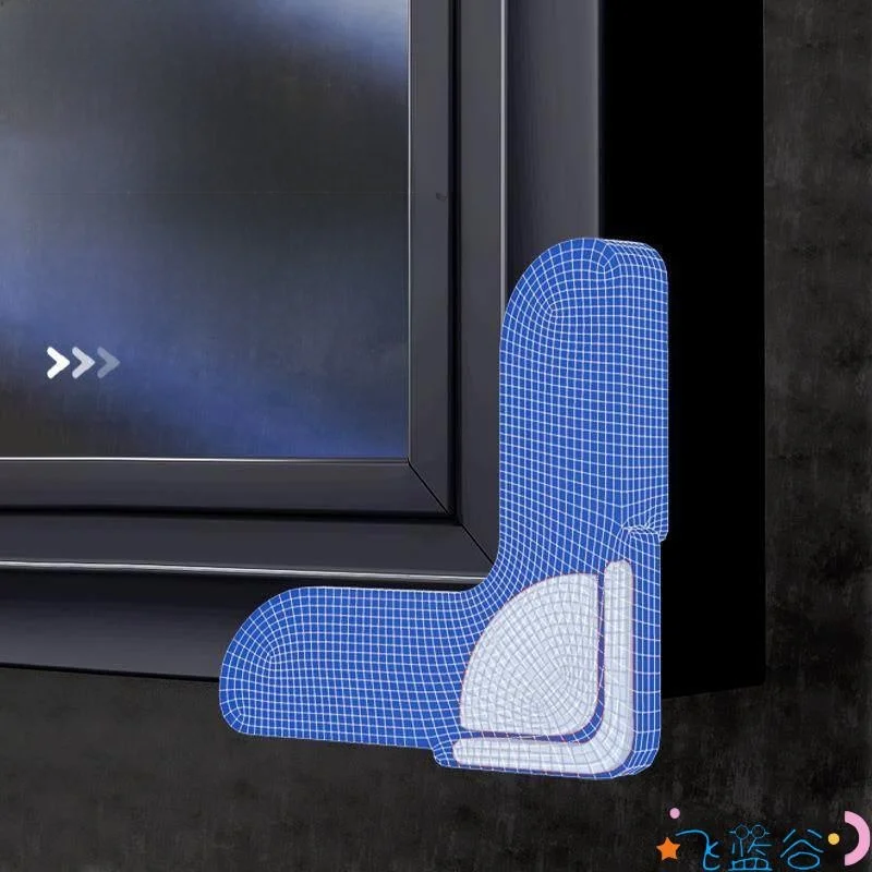 

Защитный уголок из алюминиевого сплава, силиконовый, для стеклянных поверхностей, для столешниц и шкафов, защита от ударов, Fly Valley B...