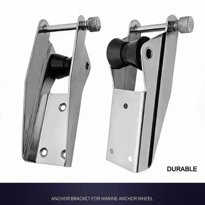 Bow Anchor Roller 316 Stainless Steel Boat Anchor Bracket Chain Stopper Yacht Heavy Duty Mirror Polished Marine Hardware