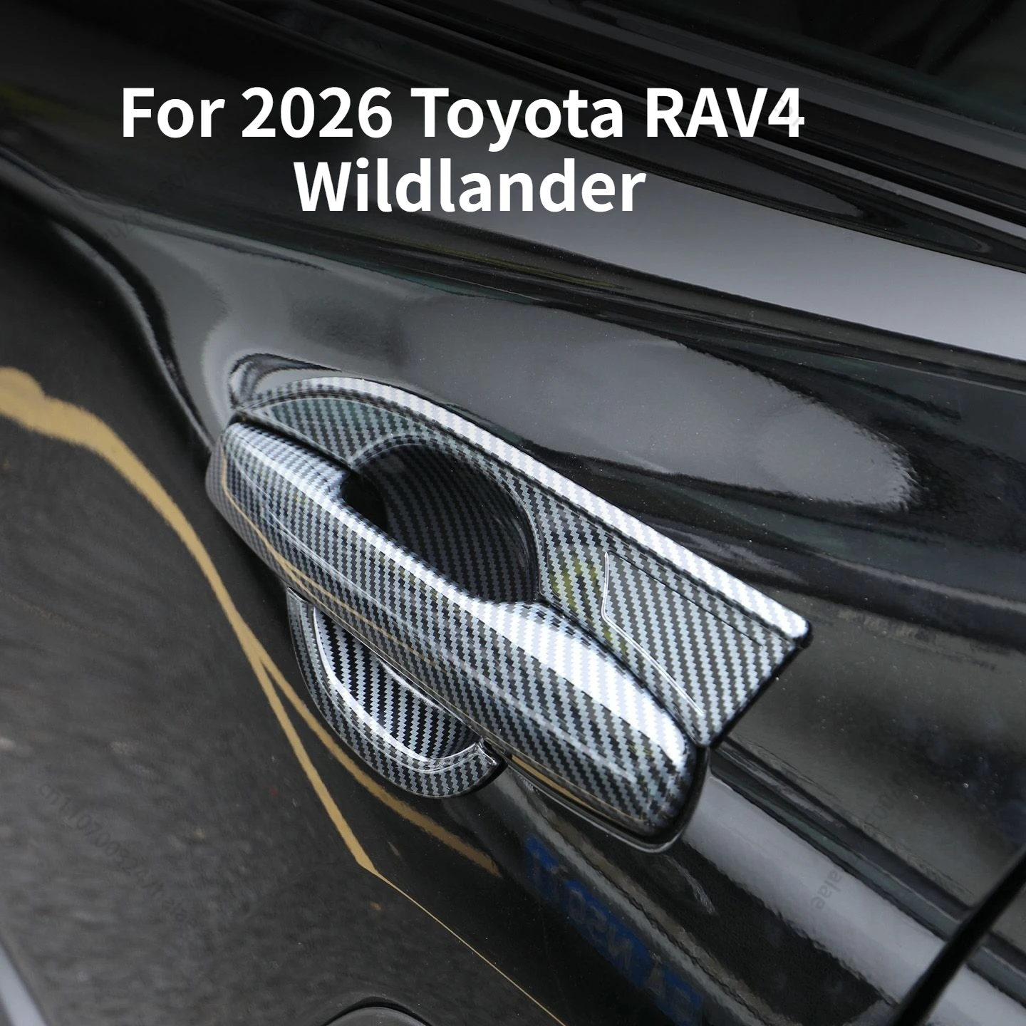 Door Handle Trim Frame & Door Bowl Stickers, Exterior Modification For 2026 Toyota RAV4 & Wildlander Exterior Accessories