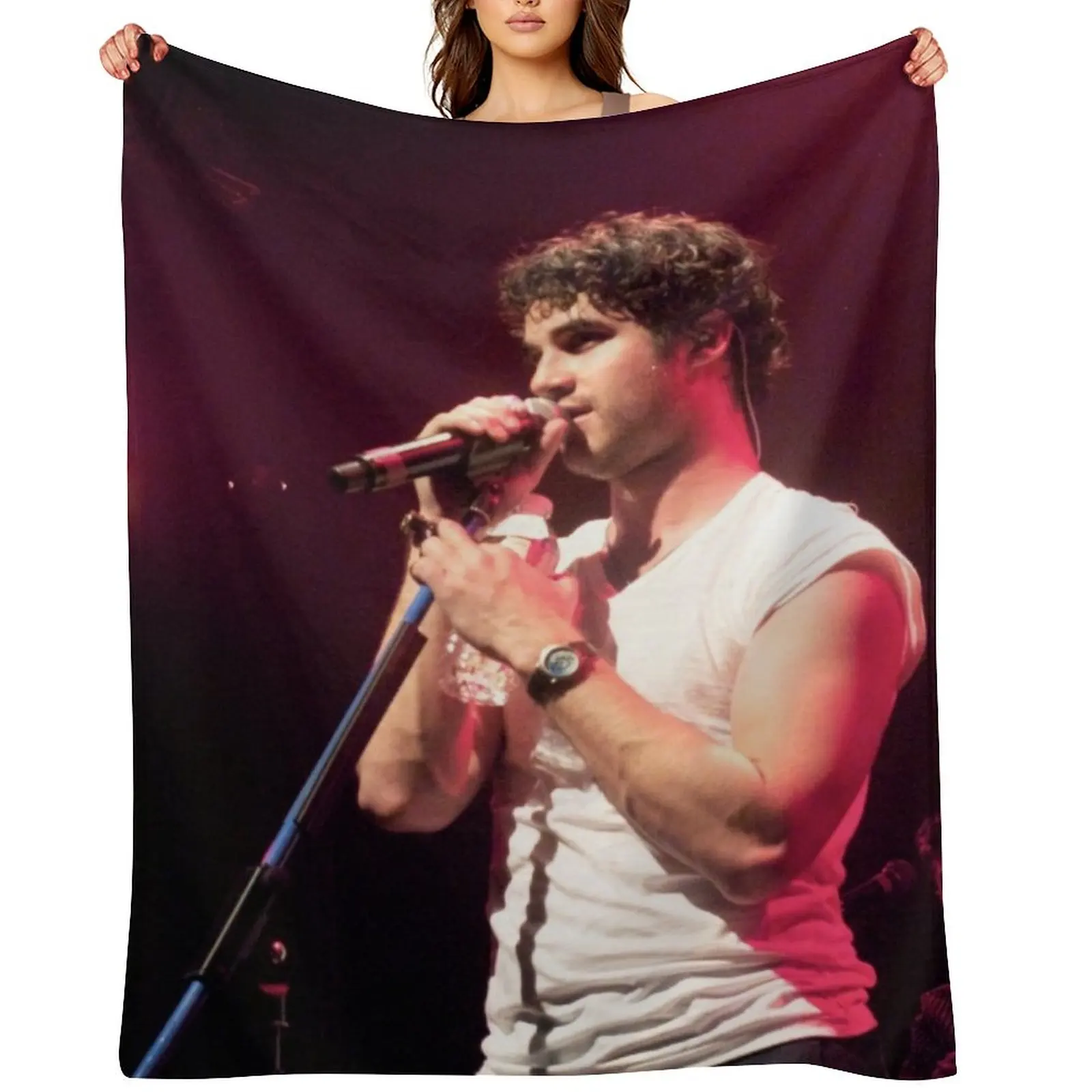 

darren criss: listen up Throw Blanket Sofas Giant Sofa Bed linens Picnic Blankets