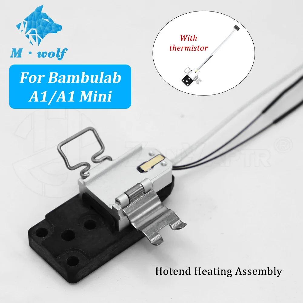 

Hotend Heating Component For Bambu Lab A1/A1mini 3D printer Accessories Hotend Heating Assembly Kit