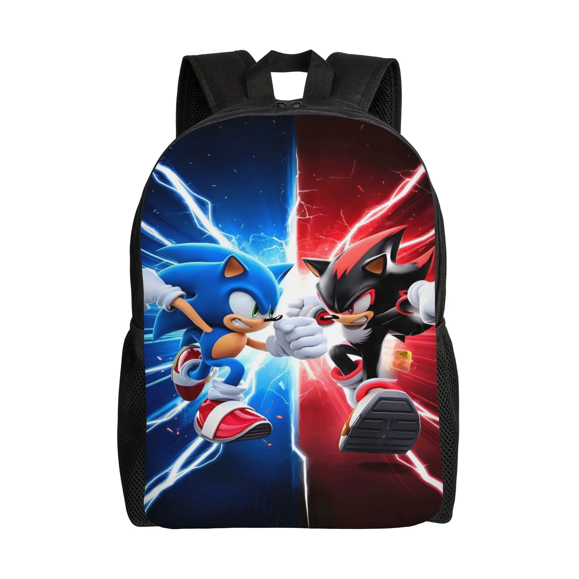 Sonices the H-Hedgehogs Backpack  Cycling Backpacks Female Custom Breathable School Bags Casual Rucksack
