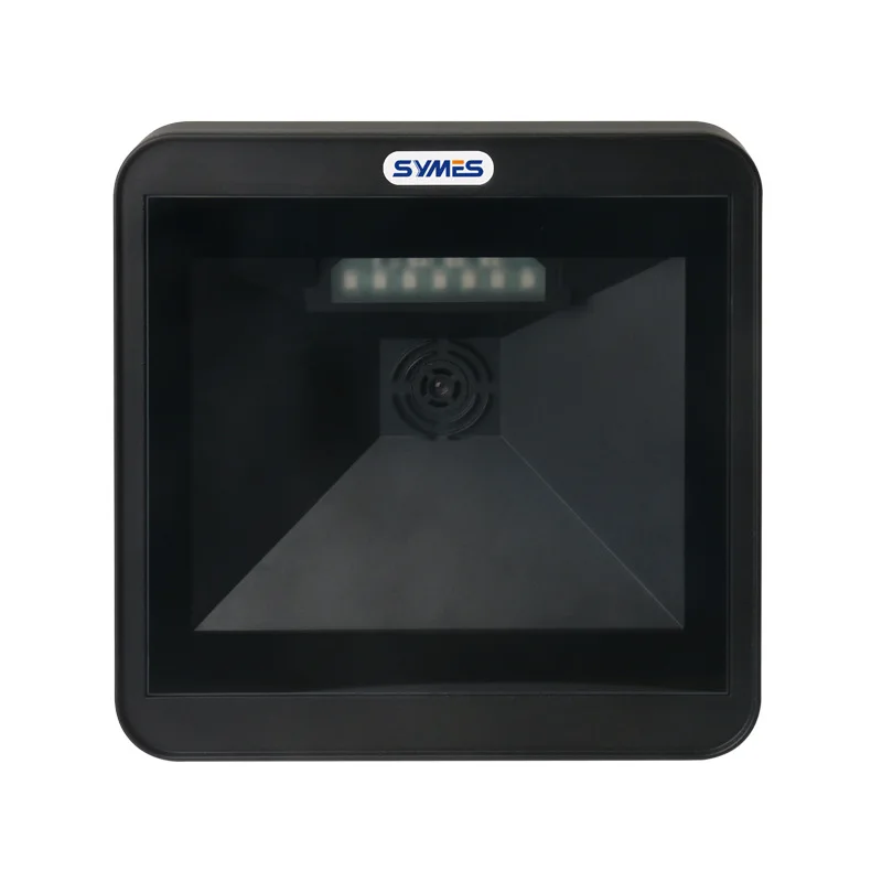 

2025 hot sale Desktop large window 2D wired scanning platform Supermarket cashier payment barcode scanner Supermarket product co