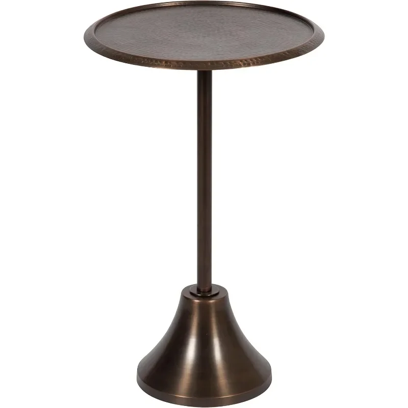 Sanzo Decorative Modern Pedestal Side Table for Use as Indoor Plant Stand or Bedroom Nightstand