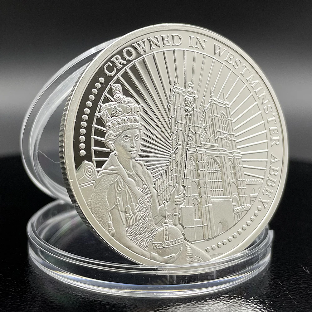 Queen Elizabeth II Platinum Jubilee Silver Coin 1952-2022 Purple