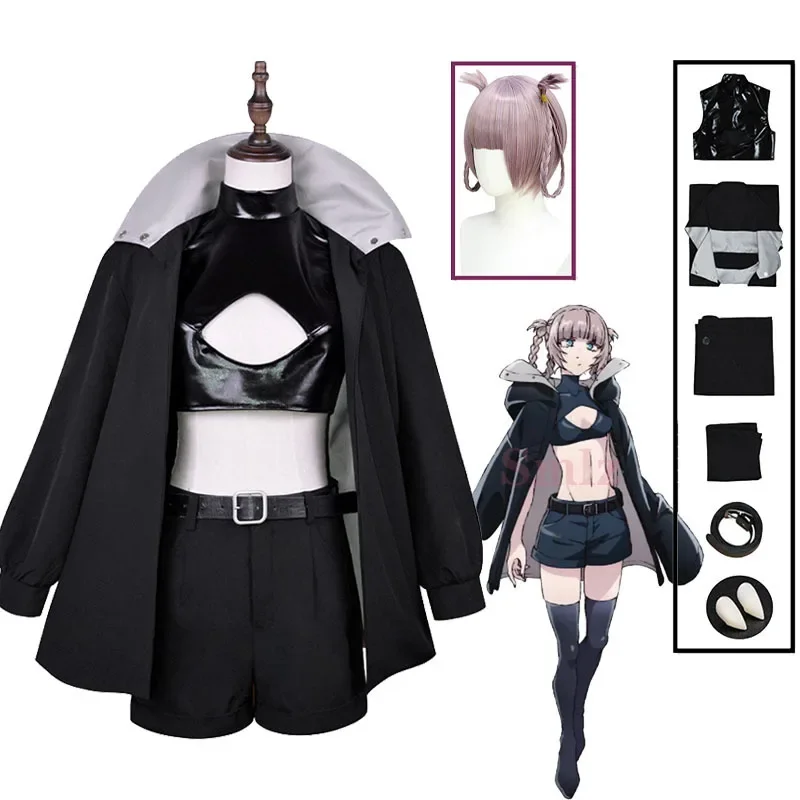 Anime cosplay Yofukashi no Uta Nazuna Nanakusa Cosplay Call of the Night Costume wig made woman carnival party set