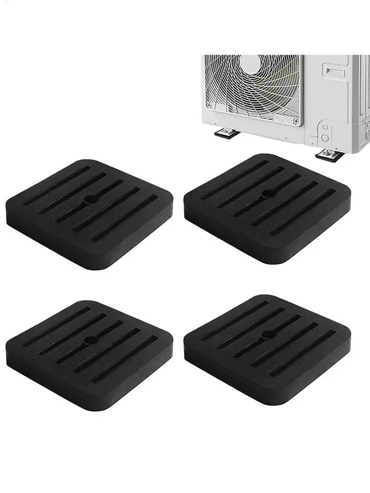 4pcs Universal Anti Vibration Pads for Washing Machine Dryer Air Conditioner Refrigerator Treadmill Rubber Shock Absorbing Mat