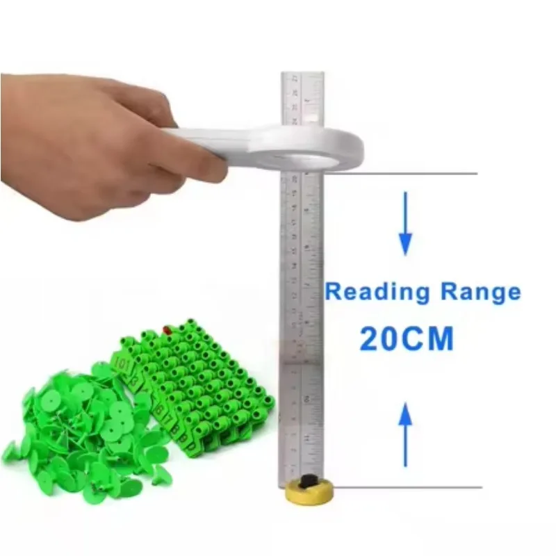 Waterproof Mobile RZX LF Reader Micro Chip Animals Rfid Long Range FDX-B ISO 11784/11785 USB H03 Animal Pet Chip Tag Reader
