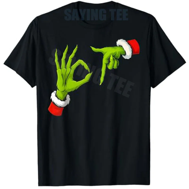 Funny Six Seven 67 Meme 6 7 Christmas Elf Hand Boys T-Shirt Xmas Pajama Holiday Clothes Novelty Gift Y2k Graphic Saying Tee