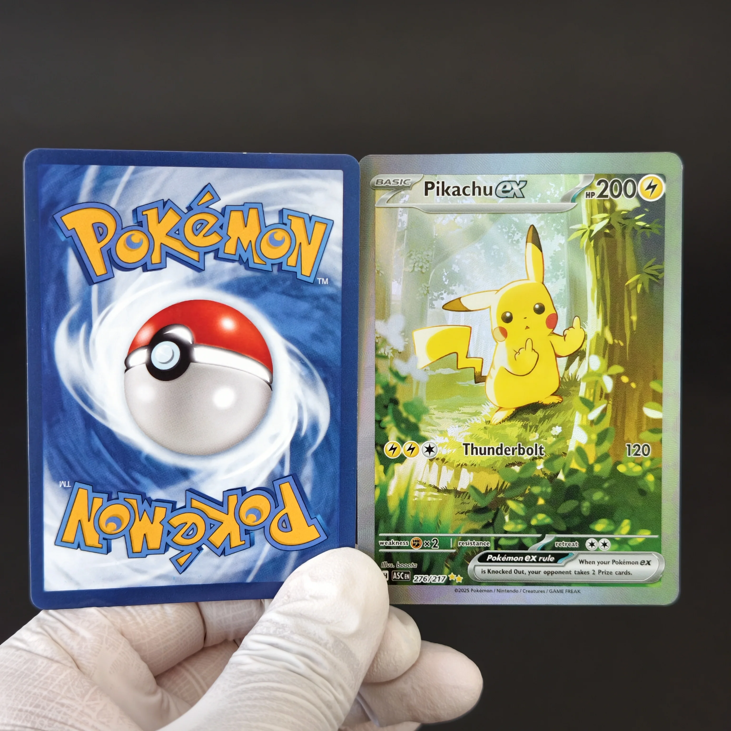 English PKM Card TCG PKM Funny DIY Collection Cards ASC Elf Made Single Card Classic Game Anime Card Gift Toy