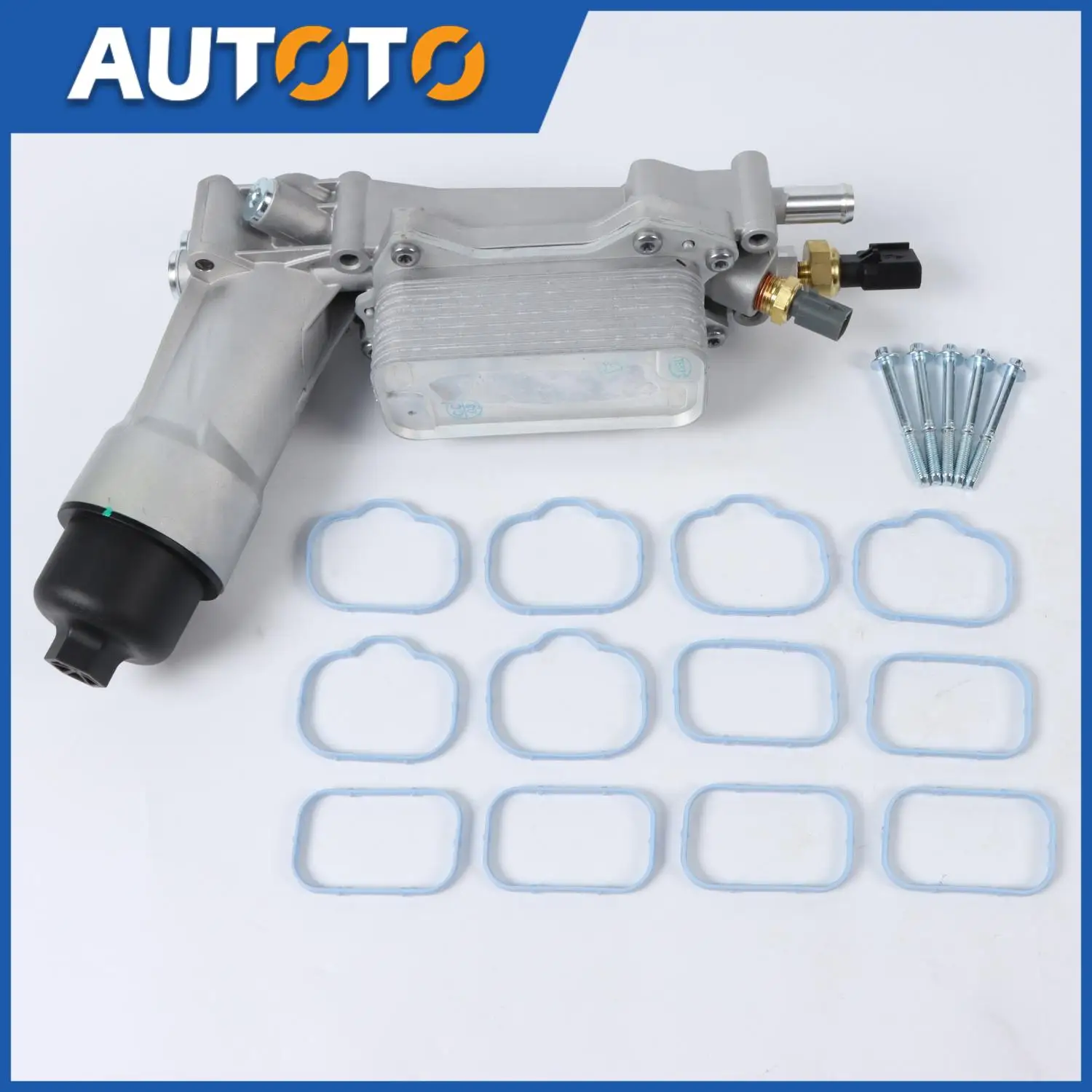 

1 Set 68105583AA 68105583AE Oil Cooler For Jeep Dodge Chrysler Ram 3.6L 2011-2016 Oil Filter Adapter Housing Assembly Parts