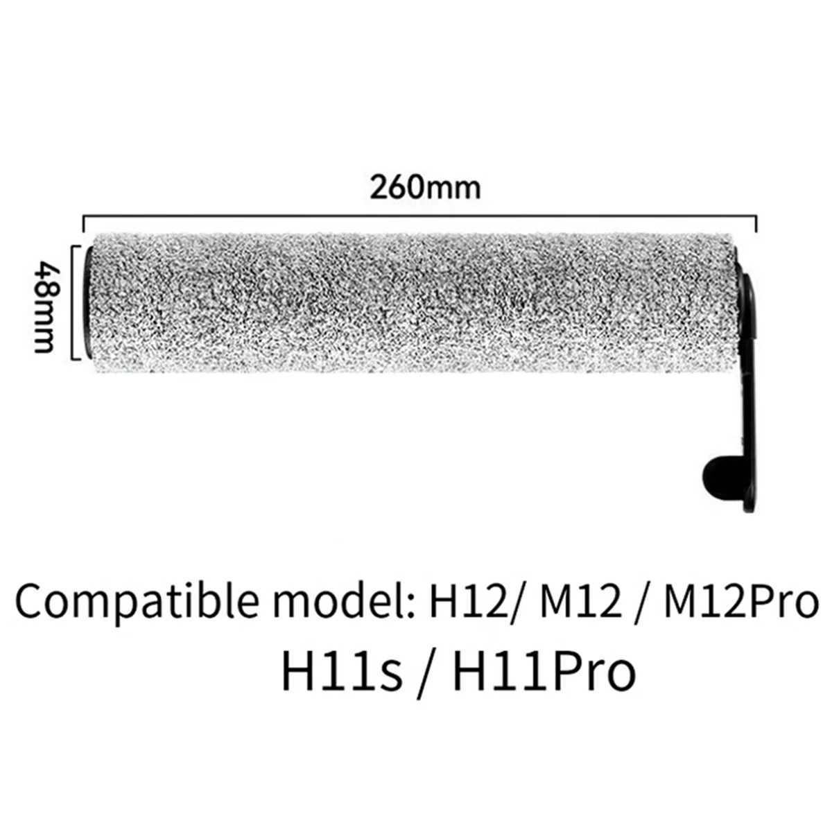 Adecuado para depurador de suelo Dreame H12/H12s/H11S/M12/M12PRO/H111PRO accesorios de cepillo de rodillo núcleo de filtro