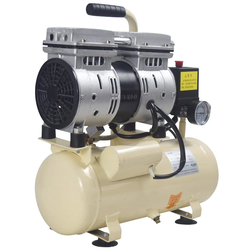 Small Portable Powerful Silent Oil-Free Air Compressor for Car Repair Spray Painting   Extraction Woodworking Construction