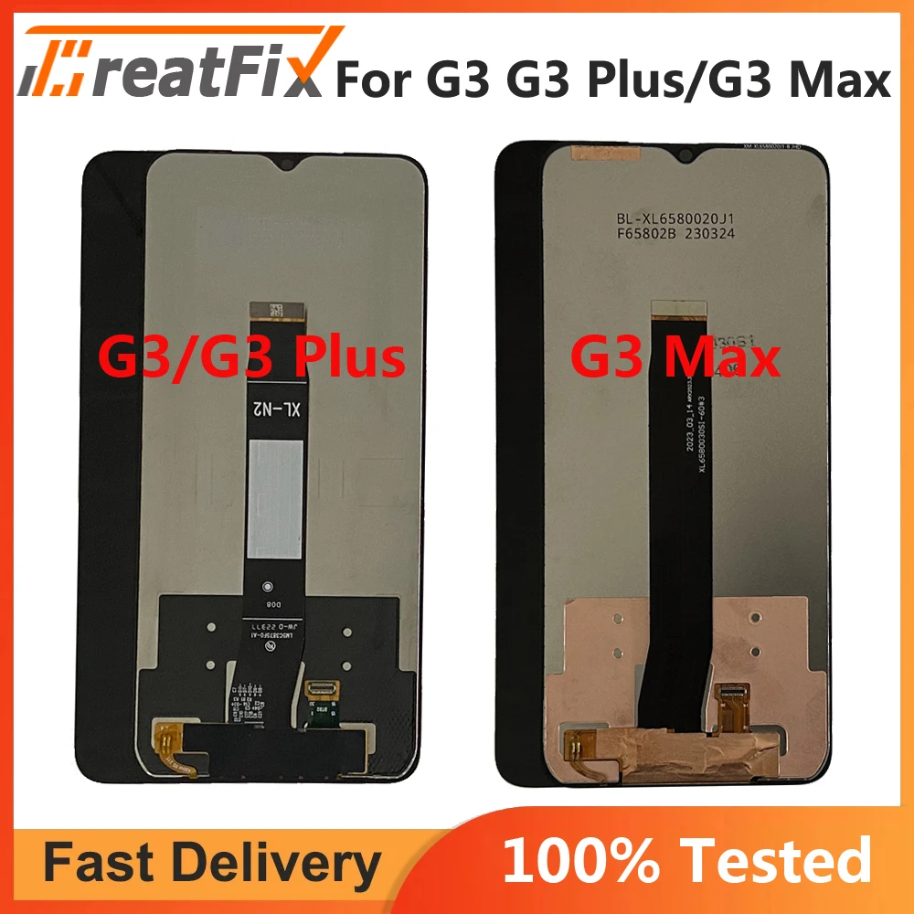 

6.52" Tested For UMIDIGI G3 G3 Plus LCD Display + Touch Screen Qulaity UMIDIGI G3 Max G3MAX LCD Digitizer Sensor Screen+Tool