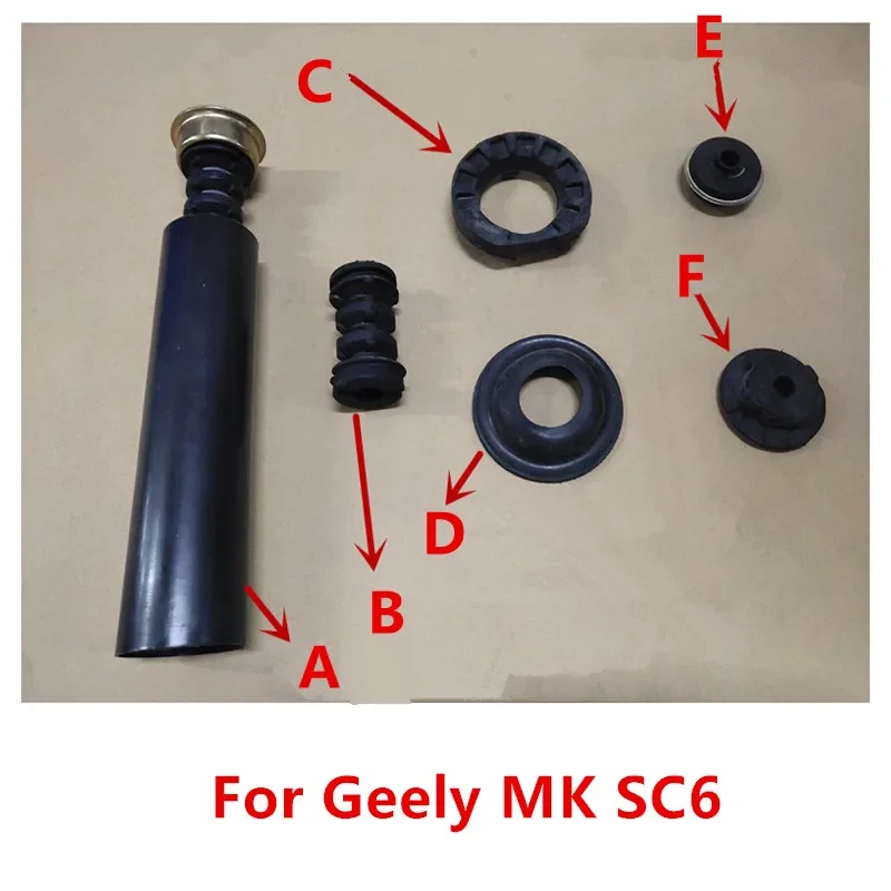 Rear Shock Absorber Top Rubber/Dust Cover For GEELY MK SC6 Rubber Buffer