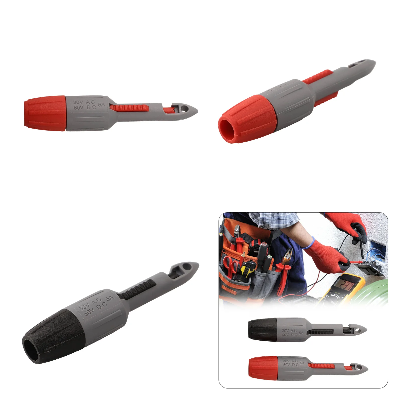 ثقب التحقيق كليب مجموعة مسبار الأسلاك الثقيلة 5A تصنيف الحالي دقيق اختبار ثقب التحقيق للإعدادات التجارية