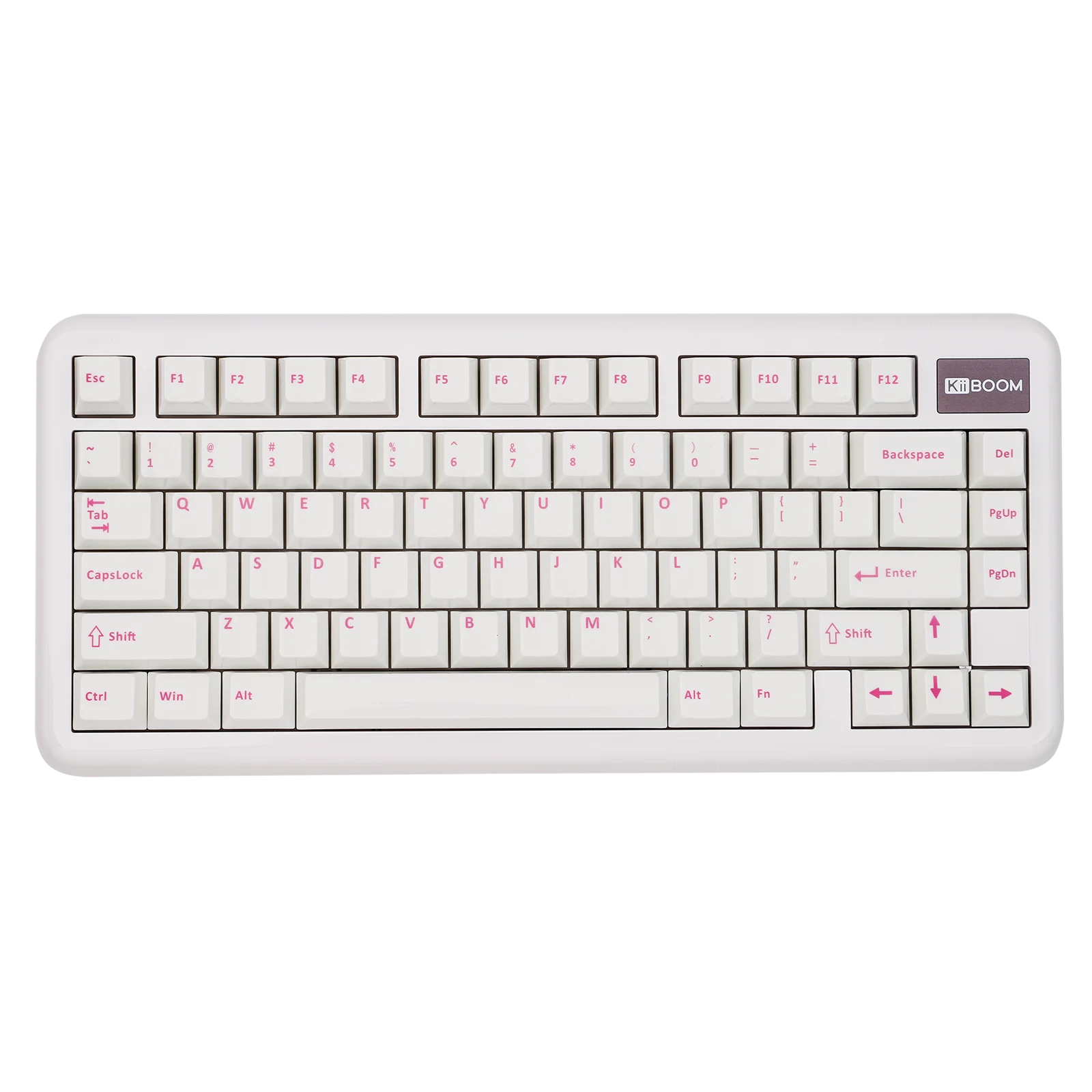 

KiiBOOM Phantom81 Lite QMK/VIA 75% Hot-Swap Gasket Wired/BT/2.4GHz Wireless Mechanical Keyboard ABS Case+UV Tech RGB Backlights