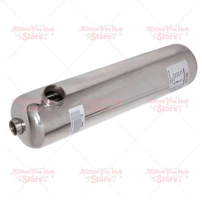 2026 Swimming pool spa cold and hot water heat exchanger stainless steel three T heat exchanger swimming pool tube
