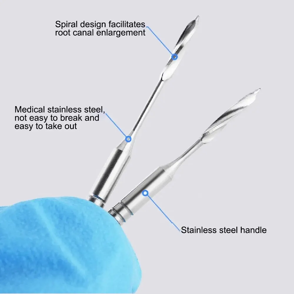 ELIJAH 6 قطعة/صندوق موسعات بيسو للأسنان 28 مللي متر/32 مللي متر محرك استخدام مخرطة اللبية أزيز الحفر مخرطة بيسو تدريبات كبيرة ملفات إندو