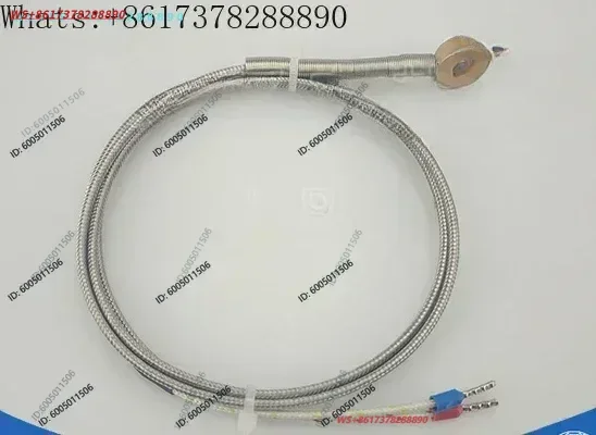 Plastic mold hot runner manifold KJ type thermocouple button temperature sensor armored temperature sensing line