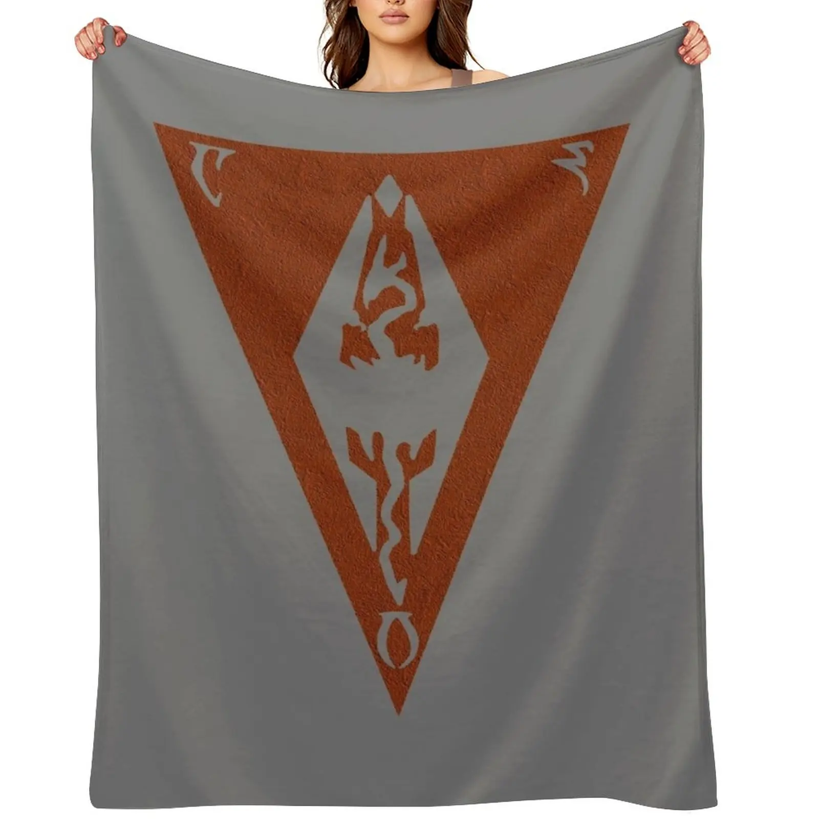 

Morrowind Emblem Throw Blanket Decorative Throw Blankets For Sofas Baby Flannel Fabric Blankets
