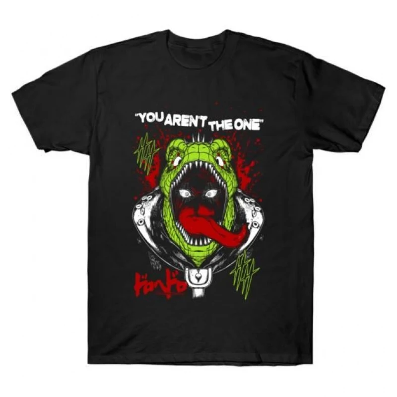 

Caiman Dorohedoro Reptile Mouth Gift T shirt for Anime lover Kaiman Cartoon Graphic tee Short sleeve Y2k Clothes All size Tops