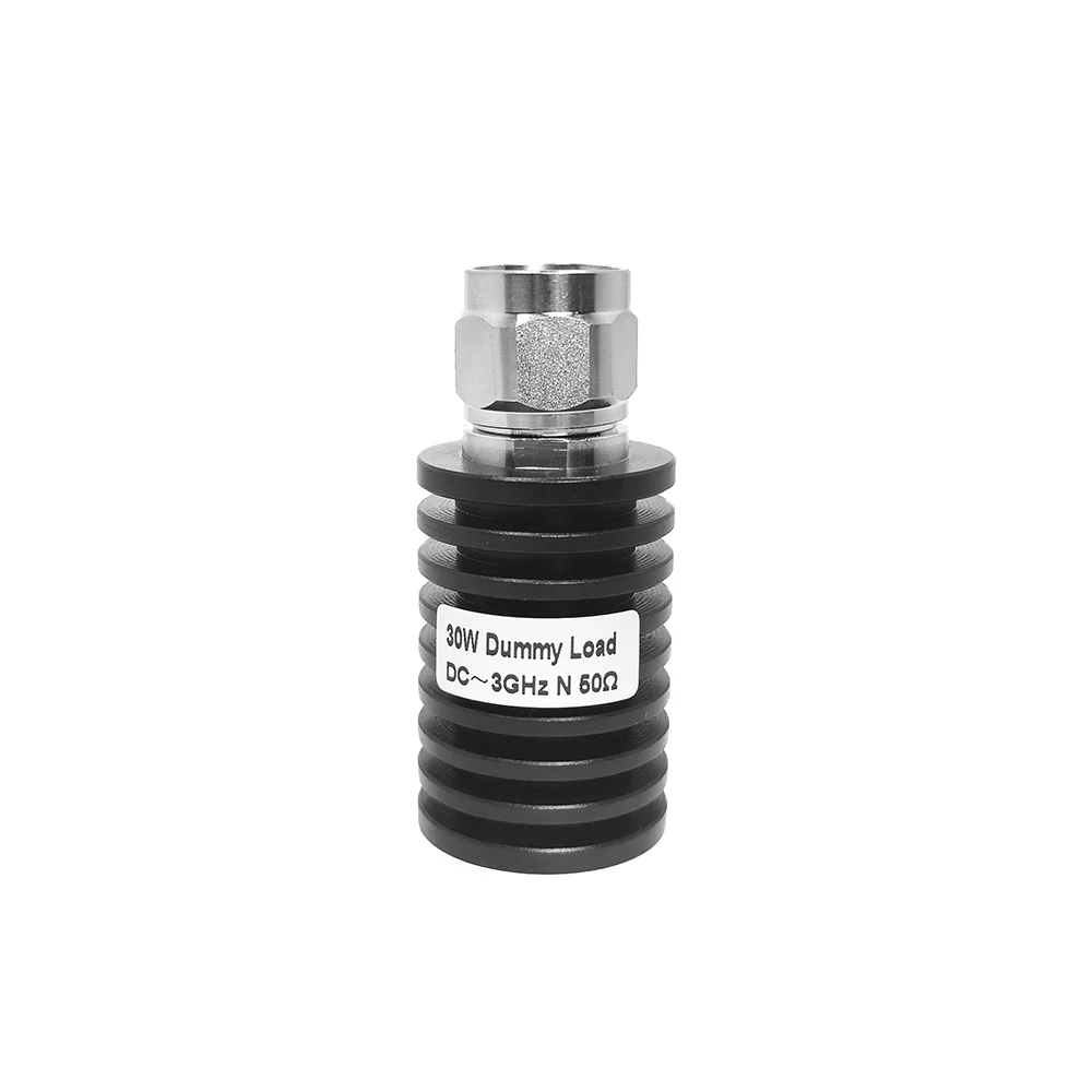 

RF Coax Cable Rf Coaxial Connector 50ohm N Plug Connector 0-3G 30W Termination Dummy Load