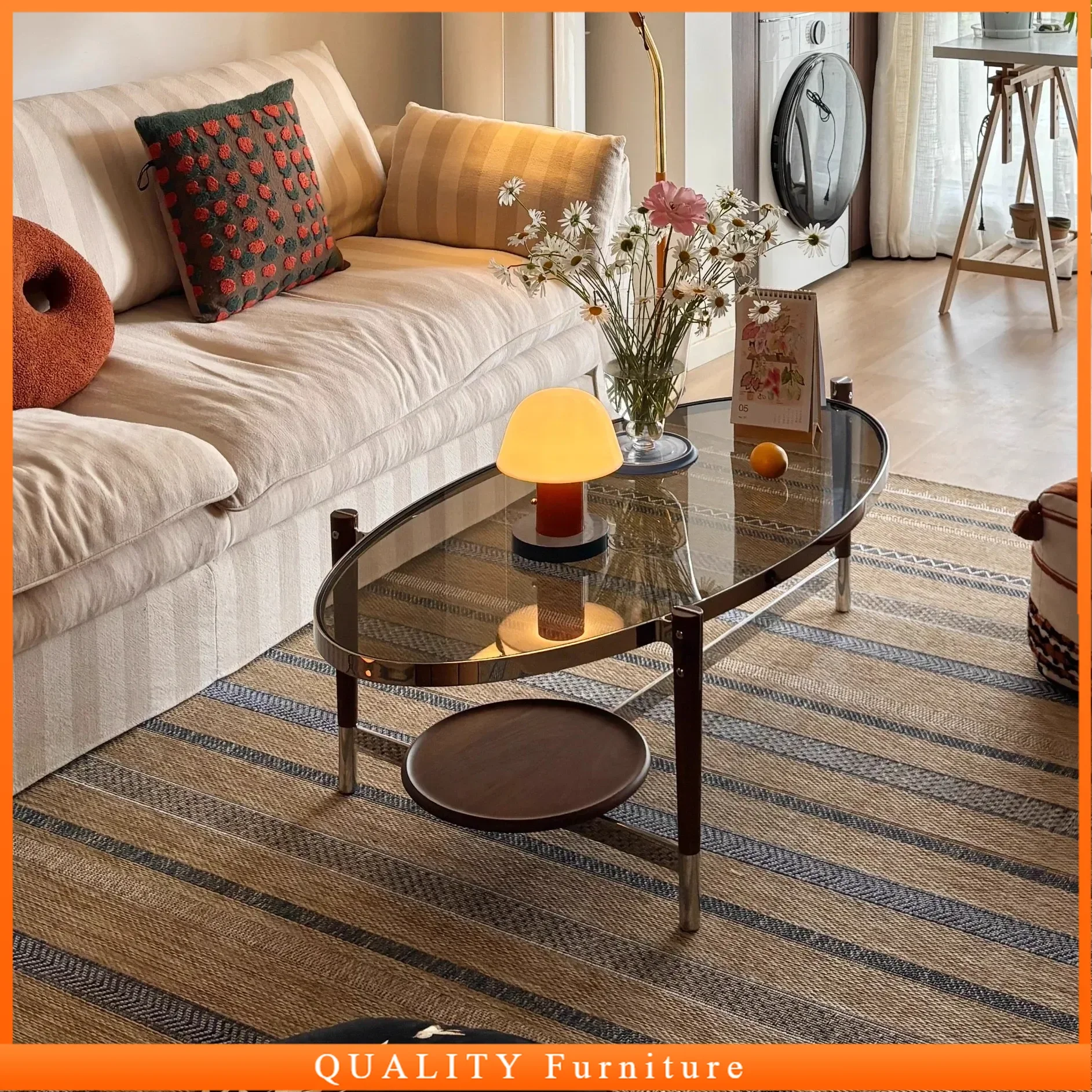 

Журнальный столик, экономящий пространство, передвижной минималистичный уникальный эстетический журнальный столик, стоячий промышленный кухонный столик, мебель для дома