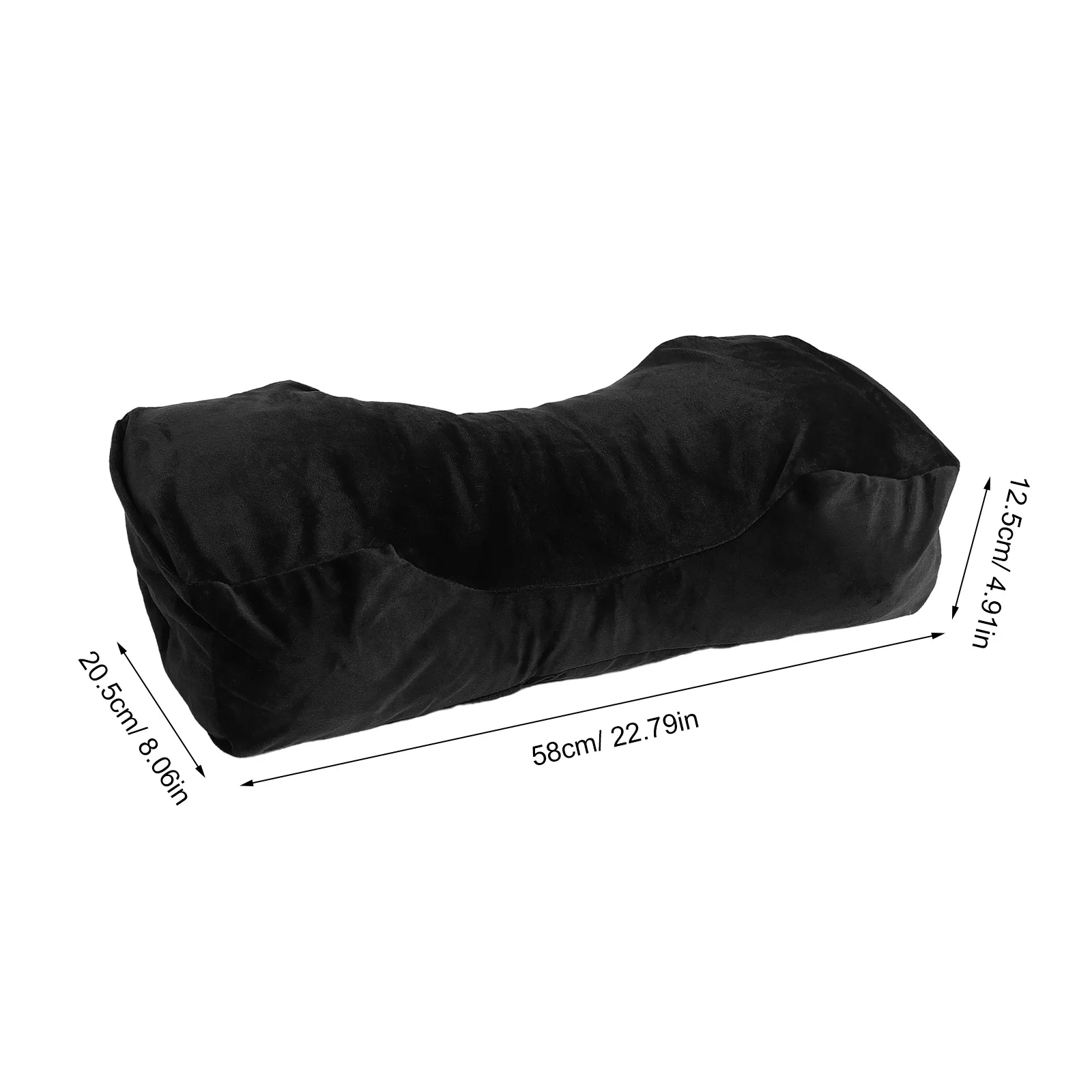 속눈썹 연장용 목 베개 커버 U자형 인체공학적 디자인 살롱 속눈썹 베개 커버 뷰티 베드 얼굴 받침대