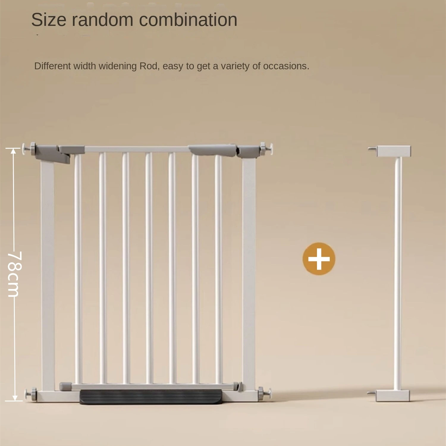 Children\'s Safety Barrier Childproof Gate Sturdy Security Door for Pet Child Stair Barrier Security Protection Baby Safety Gate