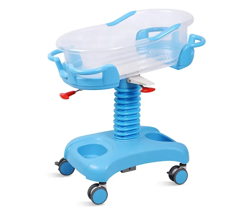 Medical obstetrics and gynecology crib ABS stroller movable wheels neonatal stroller crib