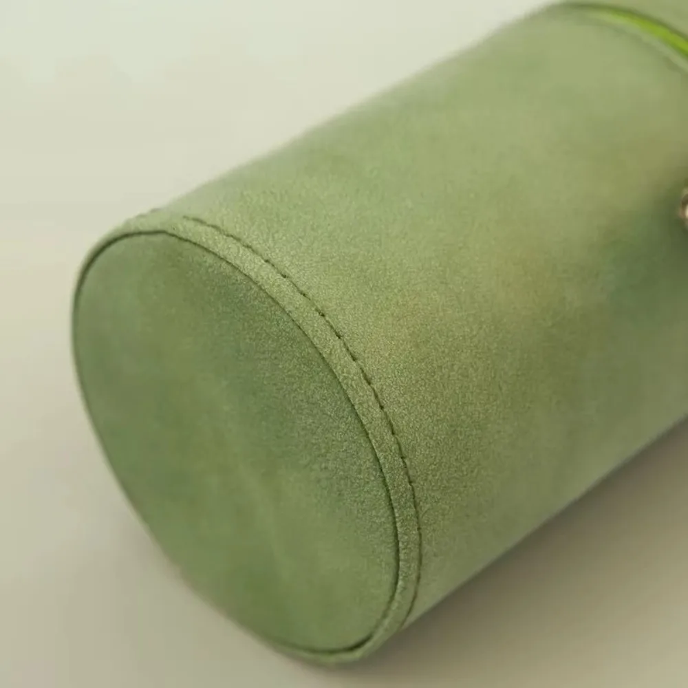 Portapennelli per Trucco in Pelle PU, Impermeabile e Antipolvere, Organizzatore Portatile per Pennelli Cosmetici