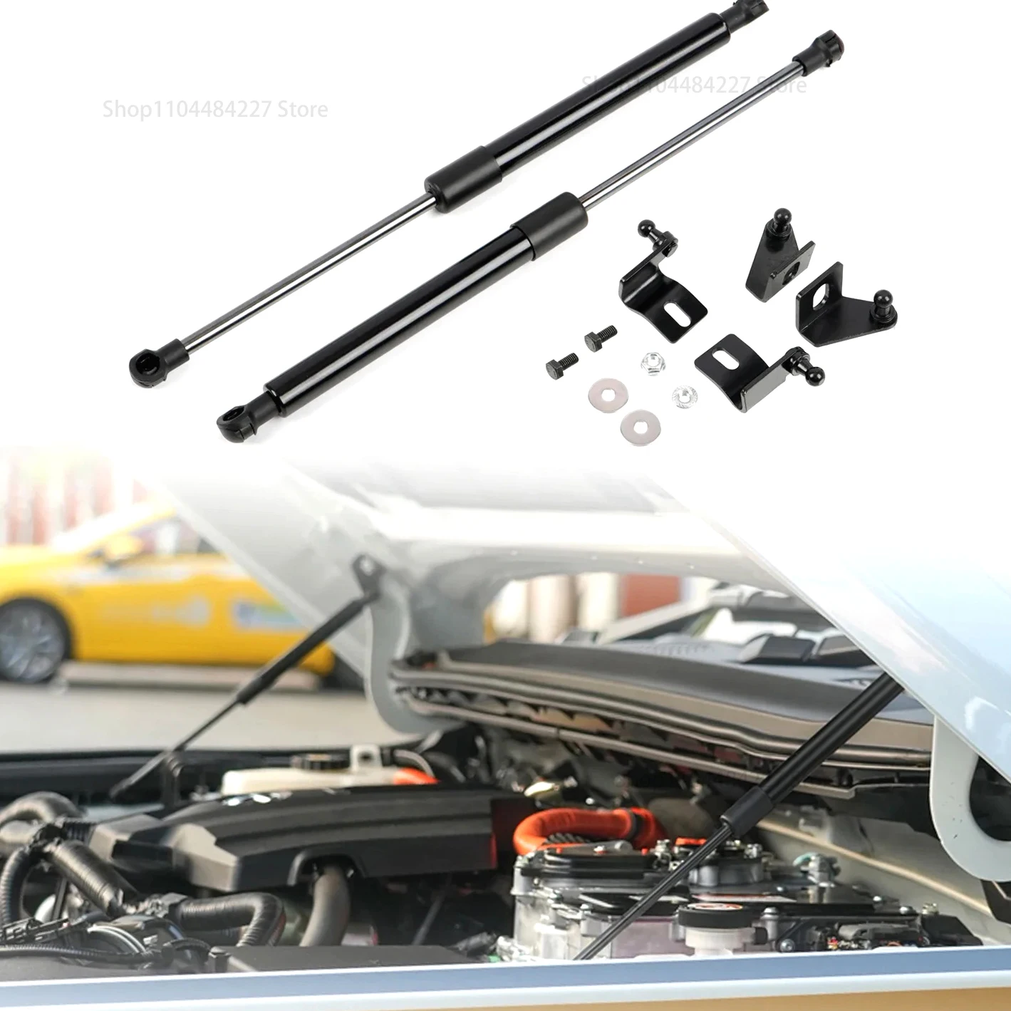 

For Toyota Land Cruiser Prado LC250 / Lexus GX550 2024 2025 Front Engine Hood Strut Bonnet Shocks Absorbers Dampers Lift Su