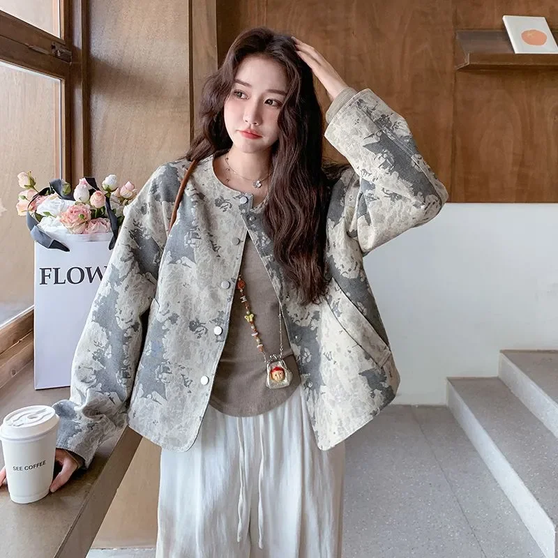 

Женская одежда, весенне-осенний модный кардиган на пуговицах в китайском стиле, женское модное винтажное пальто с тонкими карманами и длинными рукавами