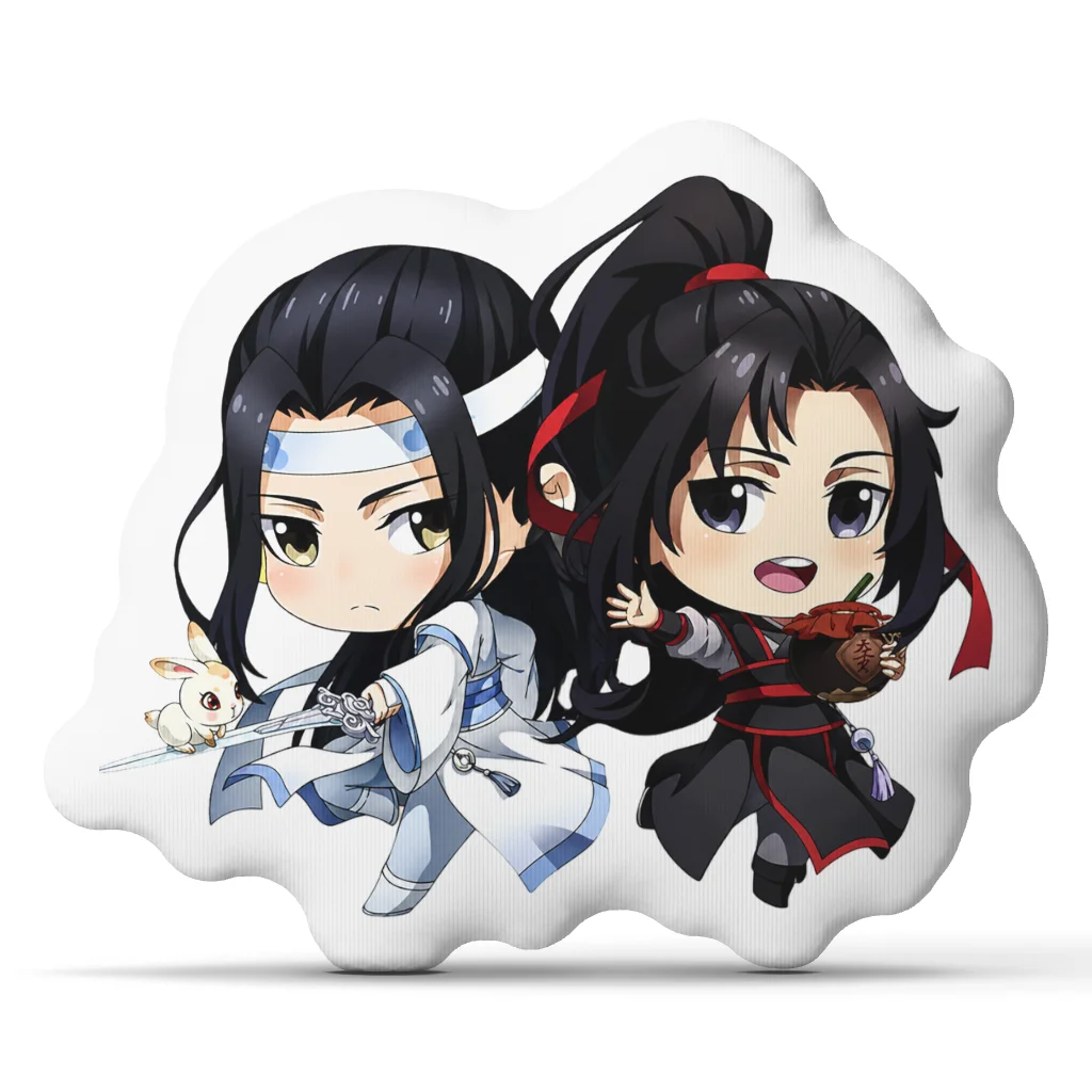 MDZS WangXian Mo Dao Zu Shi Plush Pillow Cushion Irregular Stuffed Throw Pillow Home Decor Gift Sofa Bed Couch