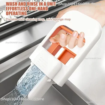 Mini Portable Self-Squeeze Mop