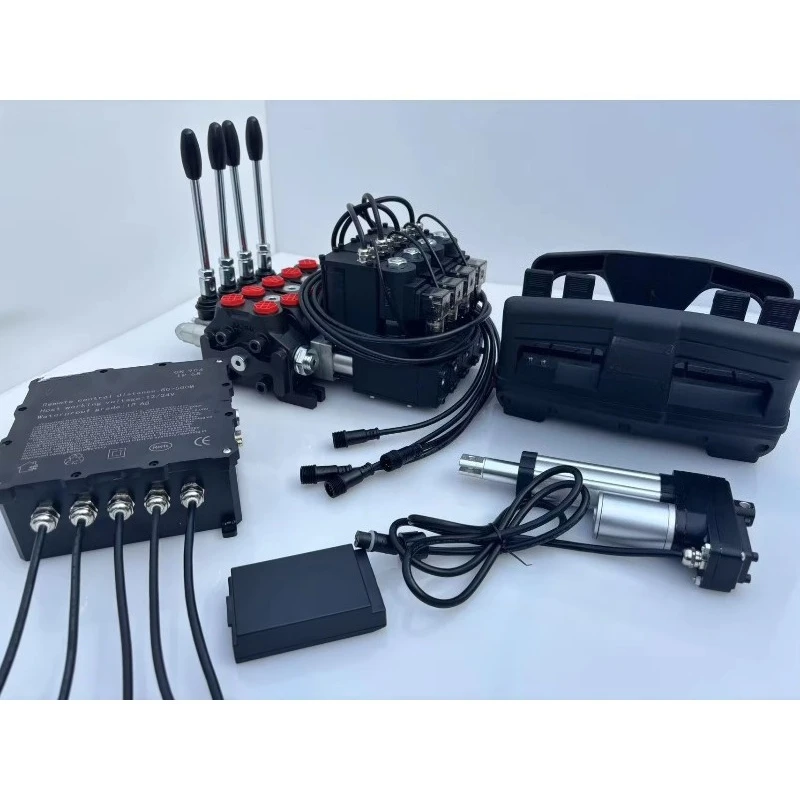Truck Crane 4-Lever Wireless Remote Control and Clutch Actuator