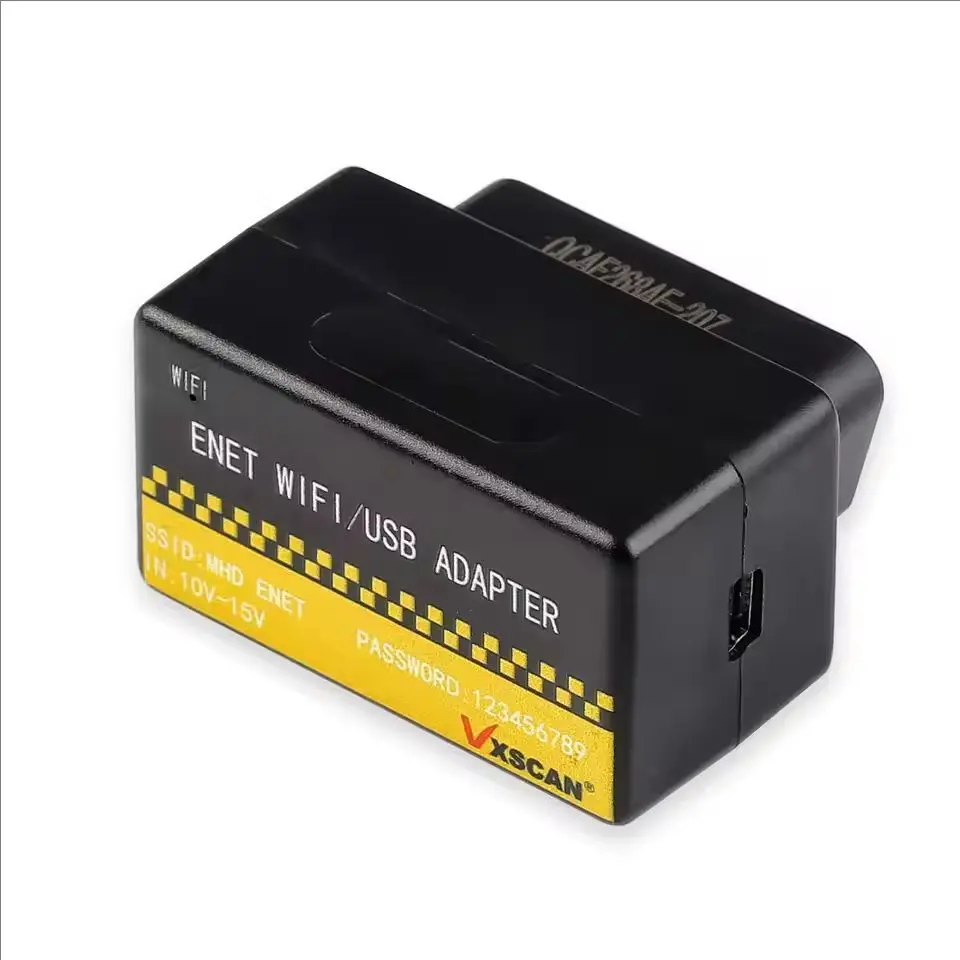 محول Vxscan ENET WiFi/USB Obd Doip لـ VOLVO/BMW F G/ V-W لرمز Bimmer E-SYS Bootmod3 إيثرنت لنوافذ الكمبيوتر IOS وأندرويد