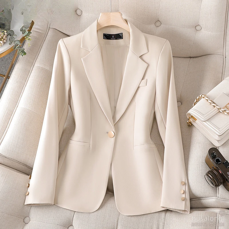 

2026 New Women's Blazer Jacket Long Sleeve Slim Fit Formal Office Suit Coat Professional Business Casual Elegant Workwear