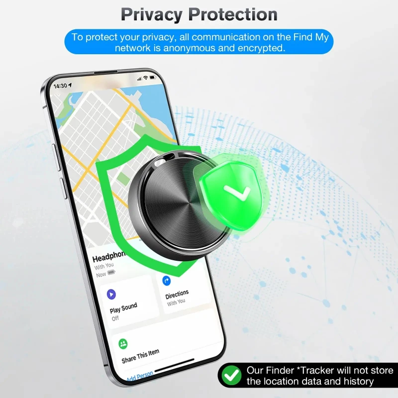 محدد المواقع العالمي الذكي المقاوم للماء لنظام Android Apple لتعقب تحديد المواقع GPS لجهاز مكافحة الضياع (بدون حد مسافة) أثناء السفر ضد الضياع #3