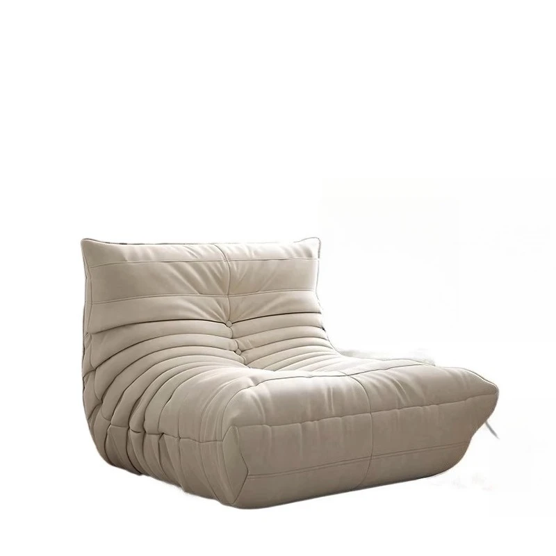 

Caterpillar lazy sofa, living room bedroom balcony casual single value light luxury super soft lazy sofa