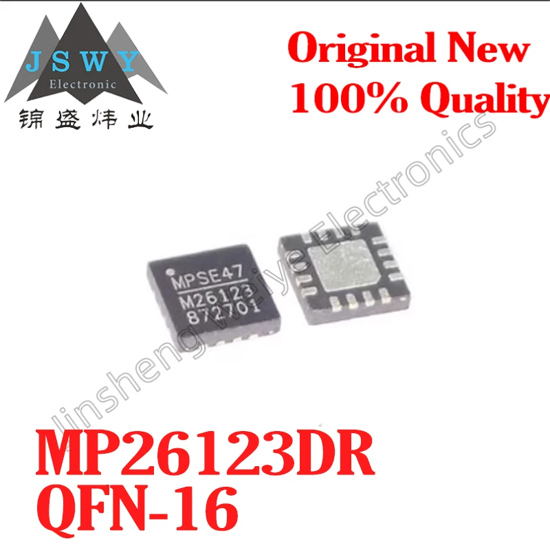 

(5/20pcs) MP26123DR M26123 QFN-16 Lithium Ion Battery Charger Chip 100% Original Stock Ships Fast!