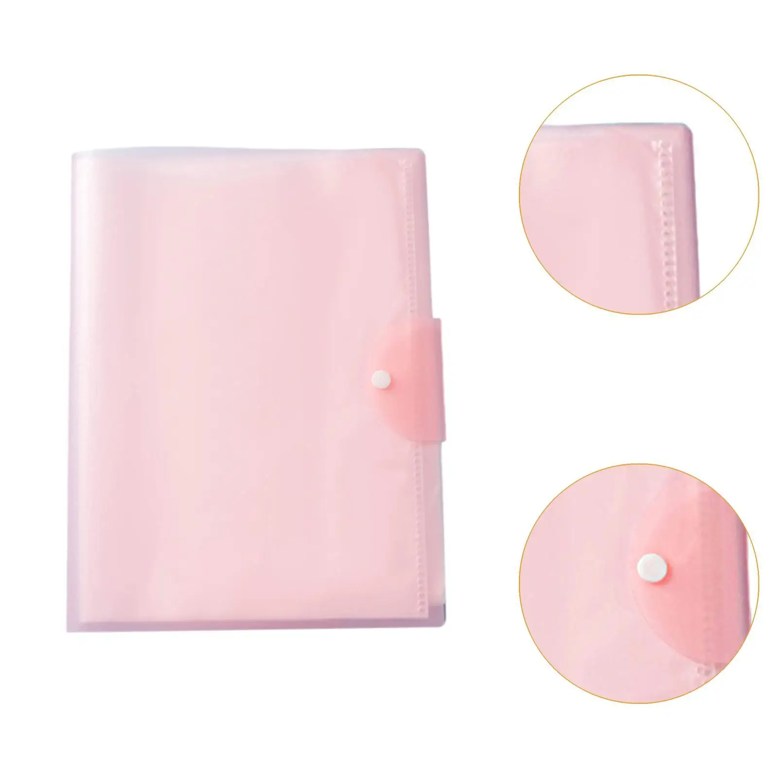 File Folder Gifts Double Sided High Transparency with Label Folding Large Capacity for Home Classroom School Plots Charts Office