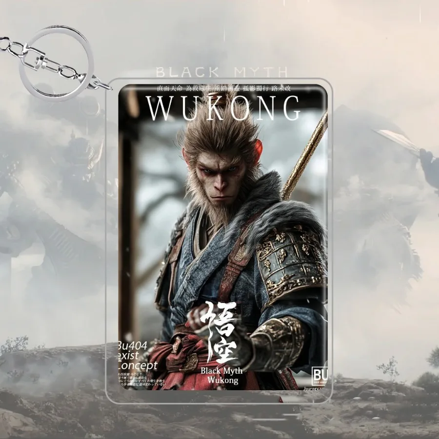 Black Myth Wukong, acrylic keychain, pendant, game, peripheral figure, spot high definition key chains