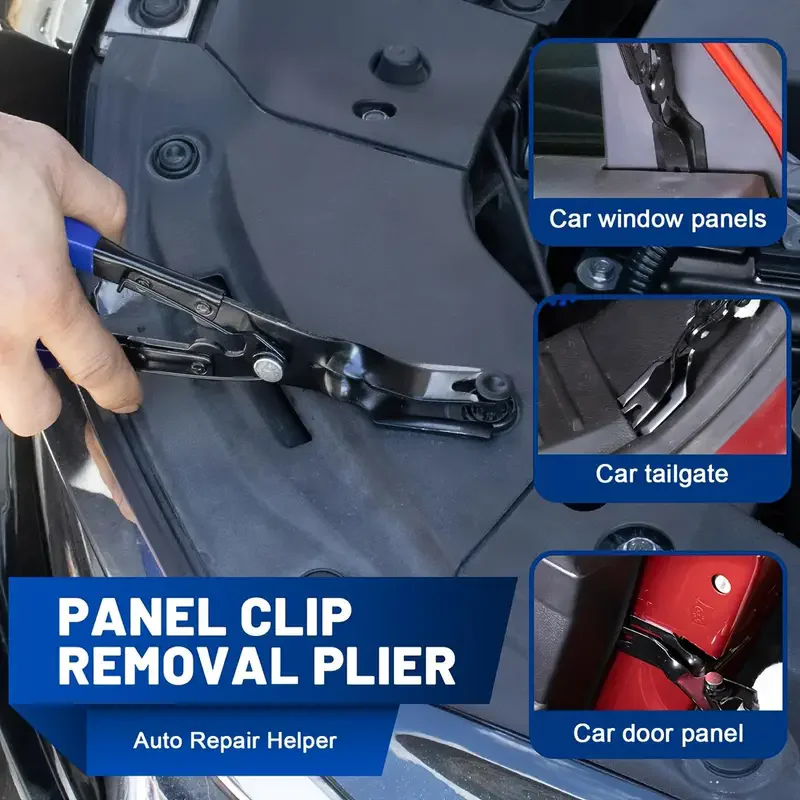 مجموعة من كماشة تفكيك مشبك لوحة السيارة، مجموعة أدوات تفكيك أجزاء تثبيت السيارة، مجموعة إصلاح لوحة أدوات لوحة الباب #3