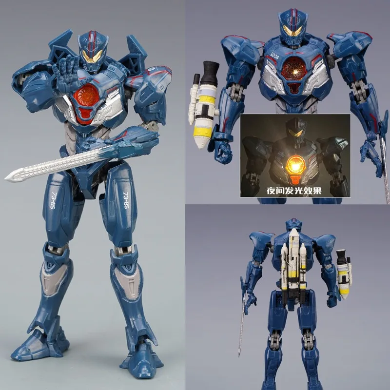 Pacific Rim Uprising Gypsy Avenger Deluxe Luminous Articulated Mecha Action Figure Model Toy Collectible Display Decoration